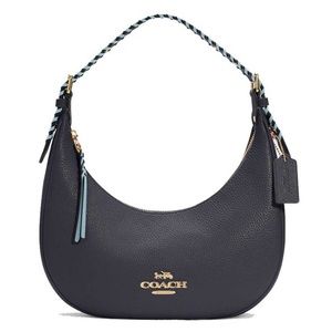 Coach Bailey Hobo with Whipstitch, Midnight/Waterfall